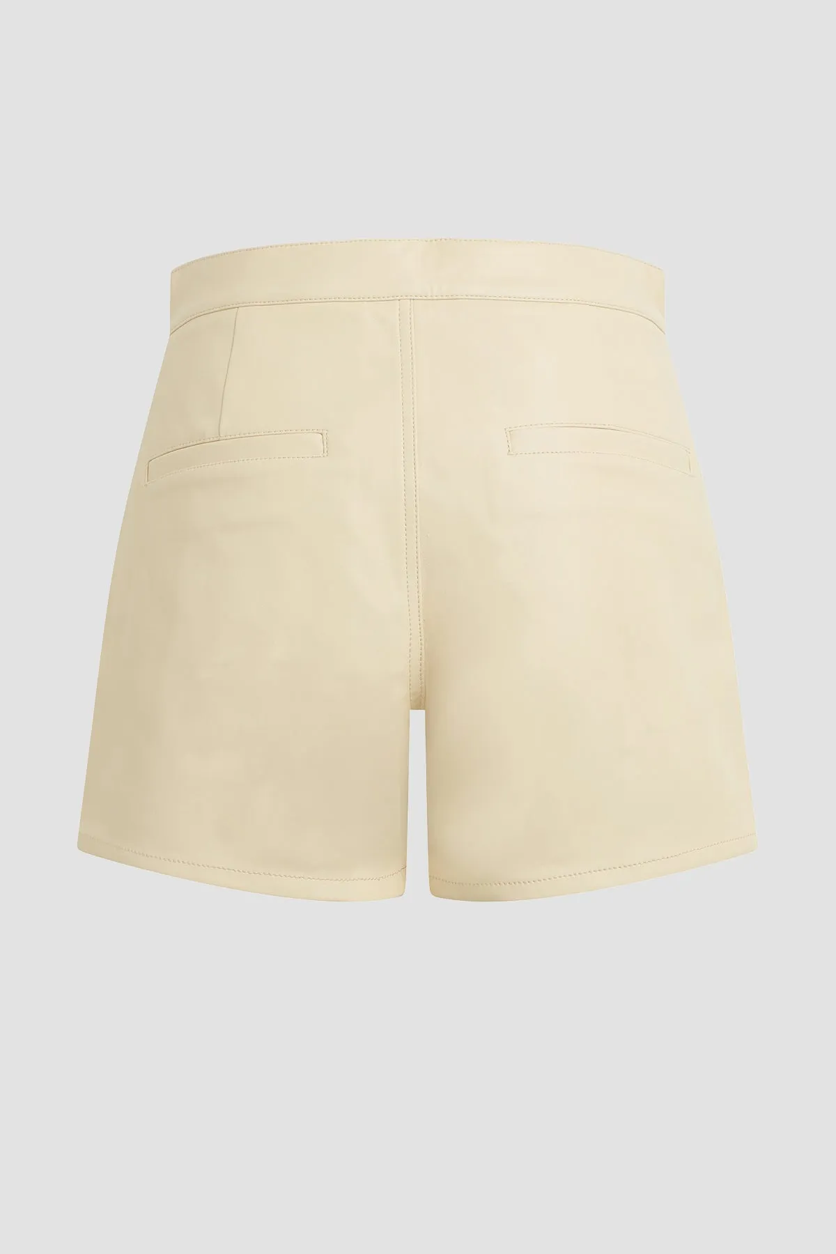 Front Yoke Pleated Short