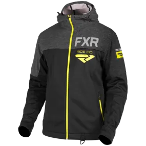 FXR Hydrogen Softshell Hoody Black HiVis