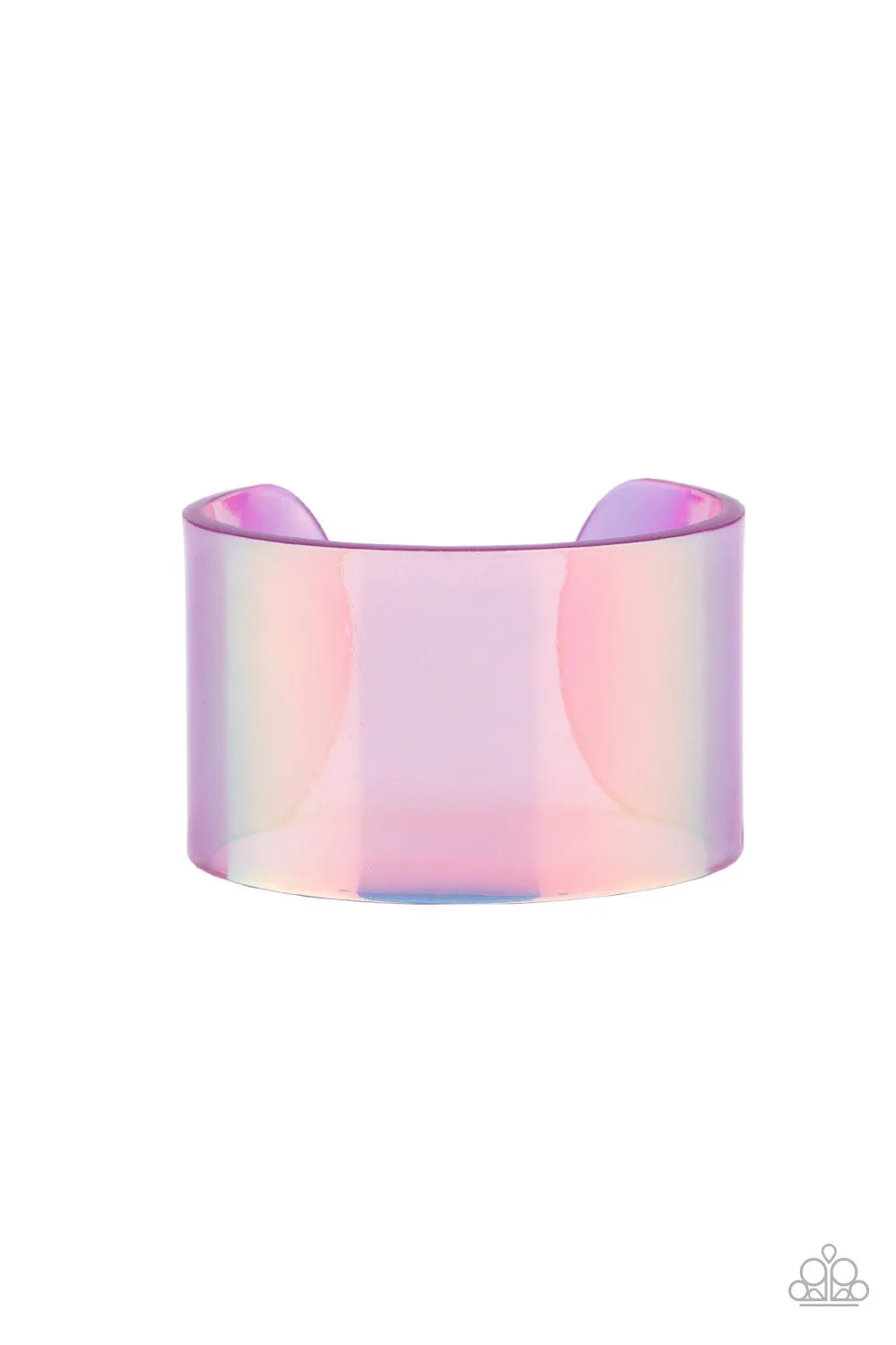 Holographic Aura Purple-Bracelet