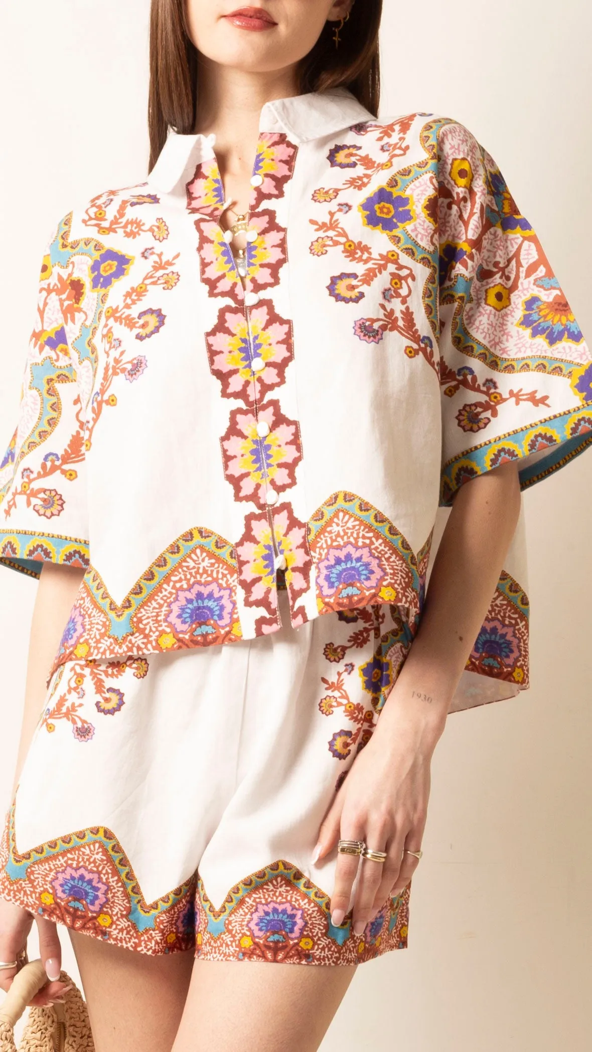 Jeni Blouse - Lagos Print