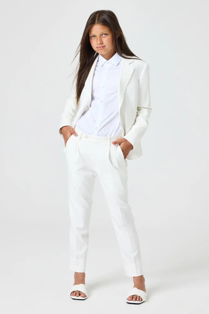 Jimi Jude 2 Piece Suit - White Stretch