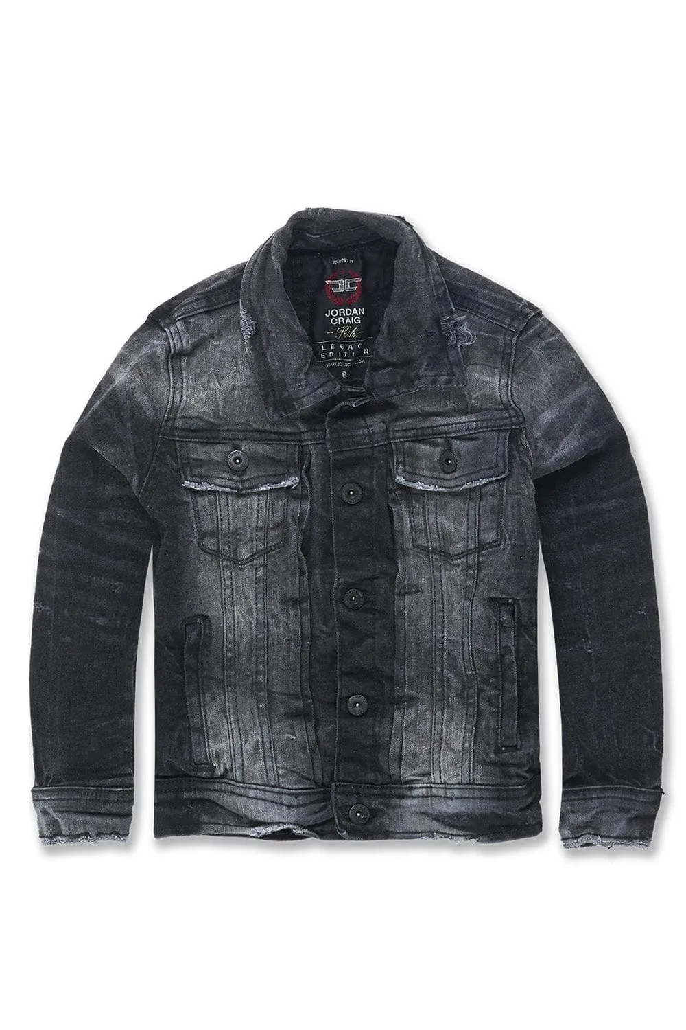 Kids Bayside Denim Trucker Jacket (Industrial Black)