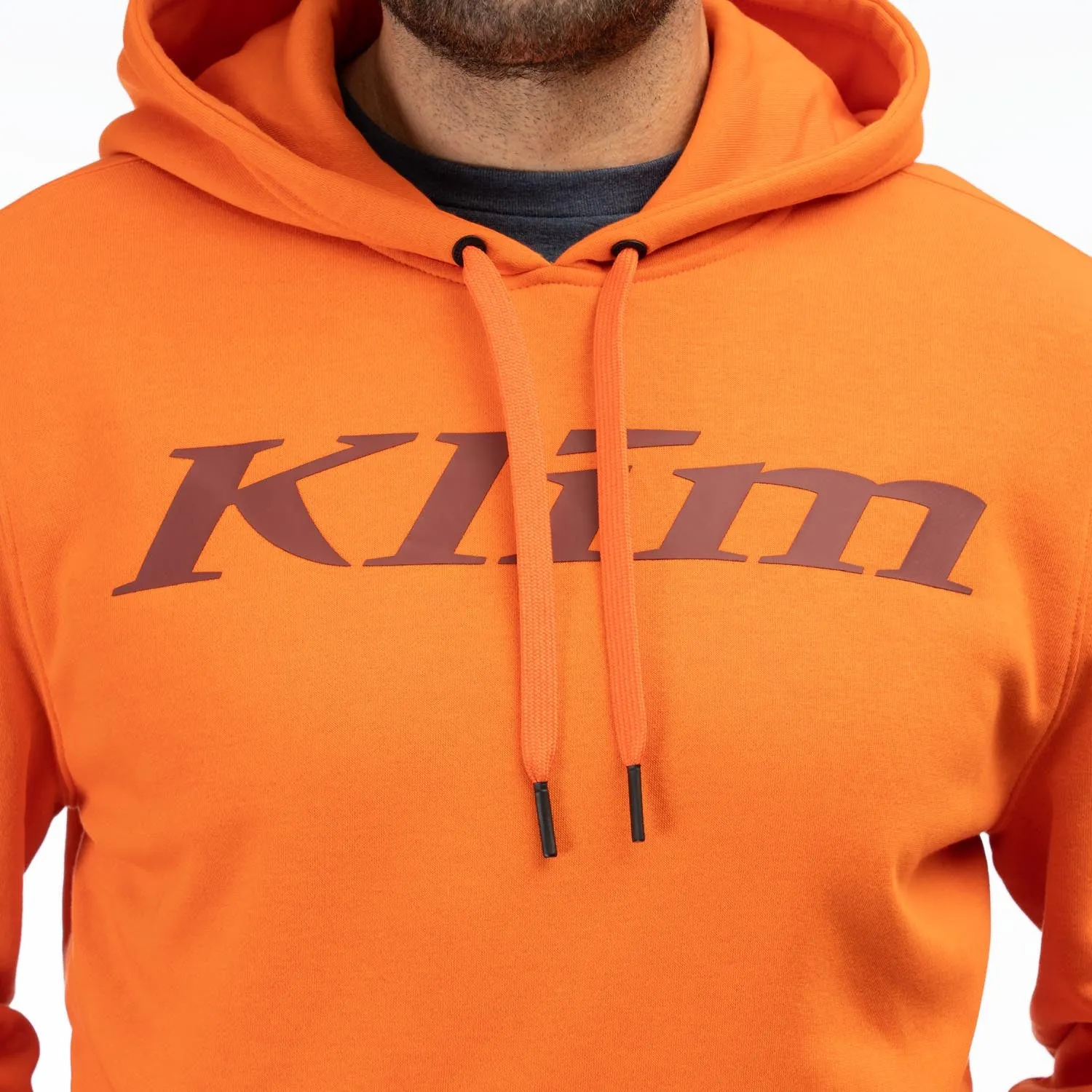 Klim Men's Pullover Hoody Red Orange/Cabernet