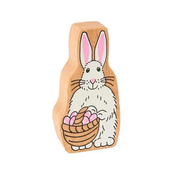 Lanka Kade Natural White & Pink Easter Bunny