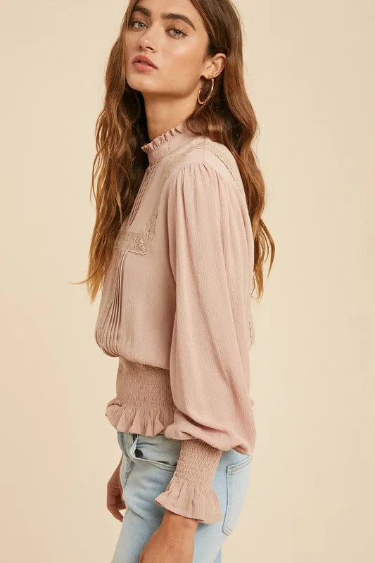 Lauren Blouse in Dusty Mauve