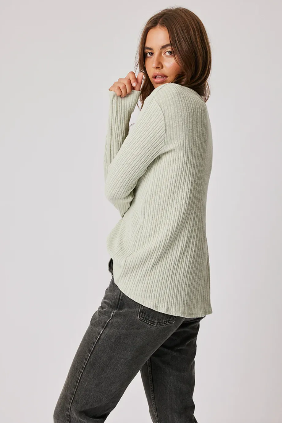 Lola Mint Knit Top