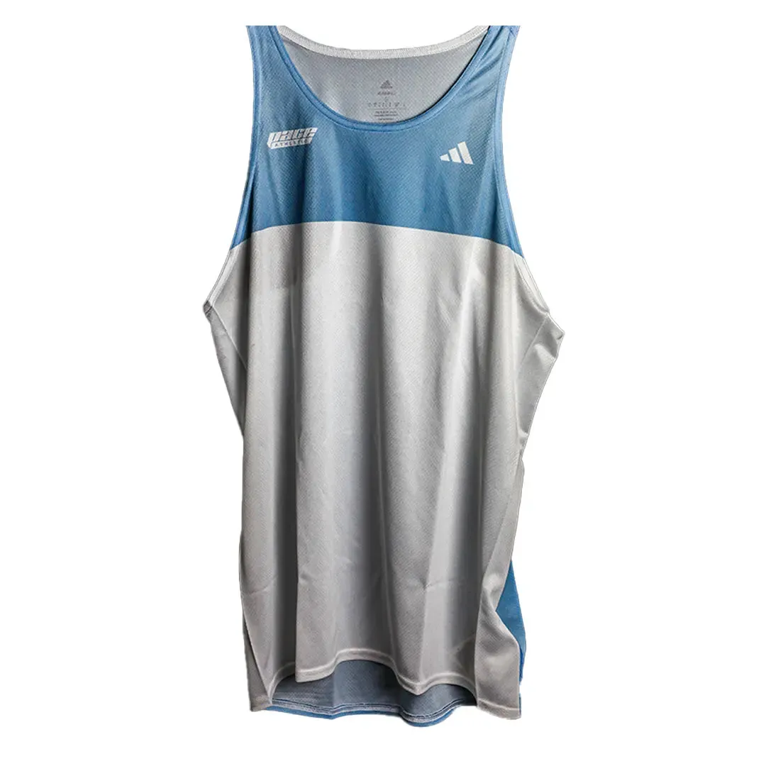 Mens Adidas x Pace Athletic Colab Running Singlet