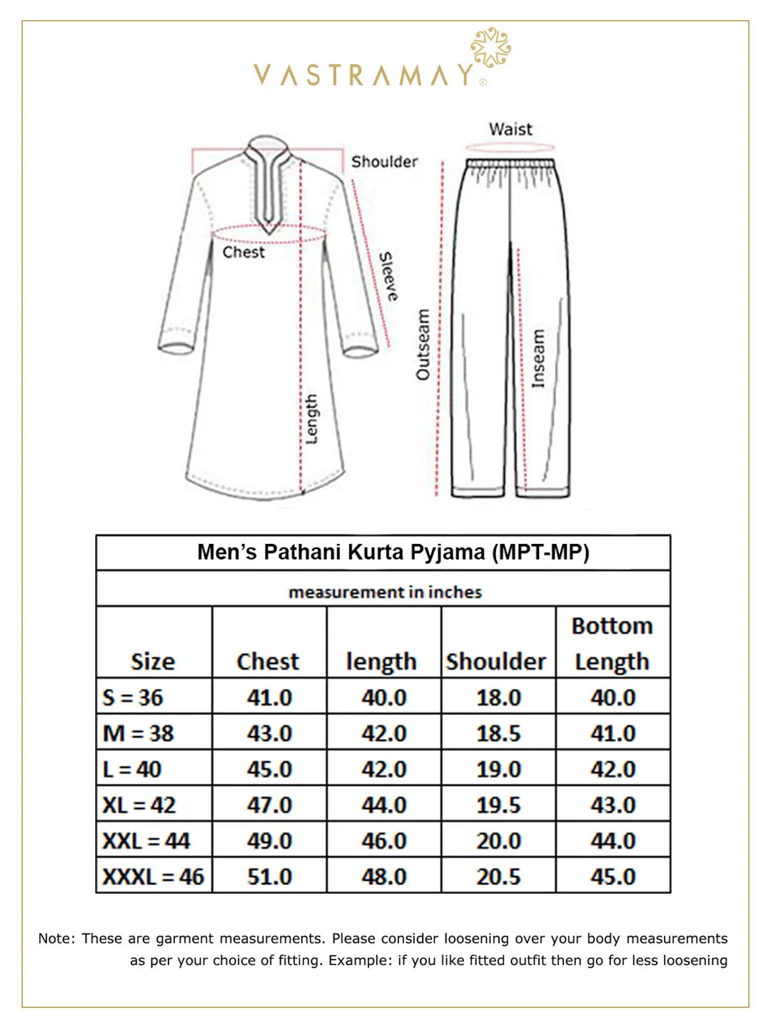 Men's Brown Cotton Blend Pathani Suit Set