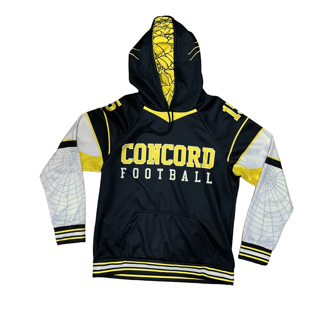 Men's•Ramco Apparel• Team Hoody-Concord Football Blk/Gold/Wht Spyder Medium