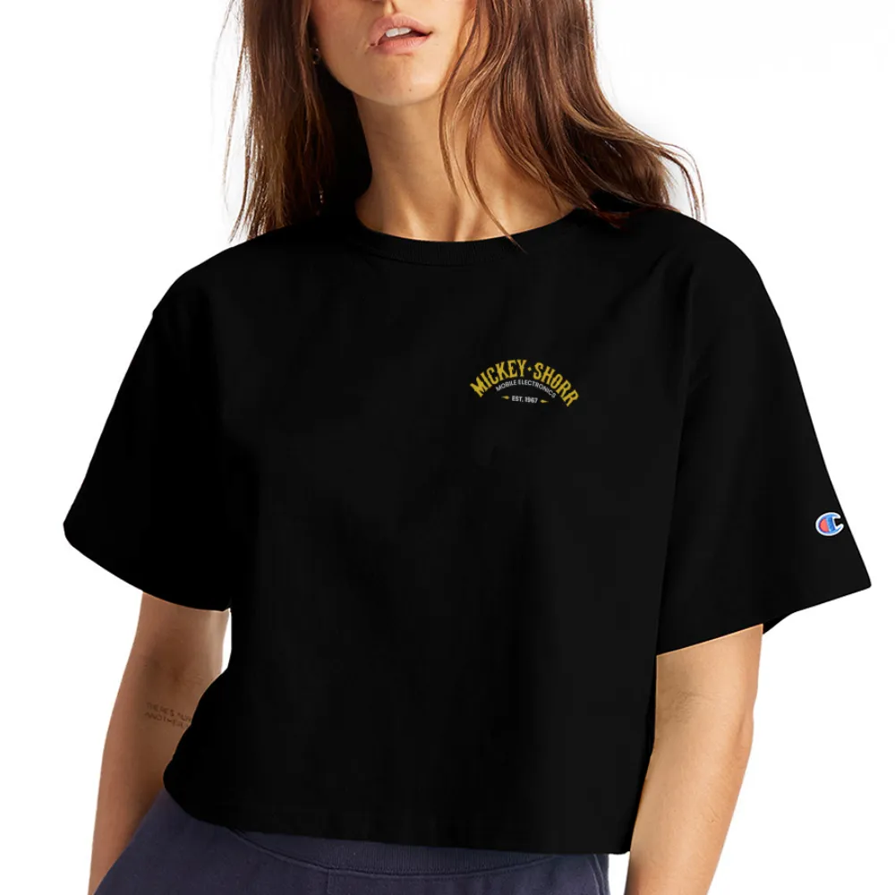 Mickey Shorr Champion Women’s Cropped T-Shirt