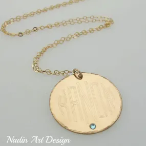 Monogram Initials Necklace