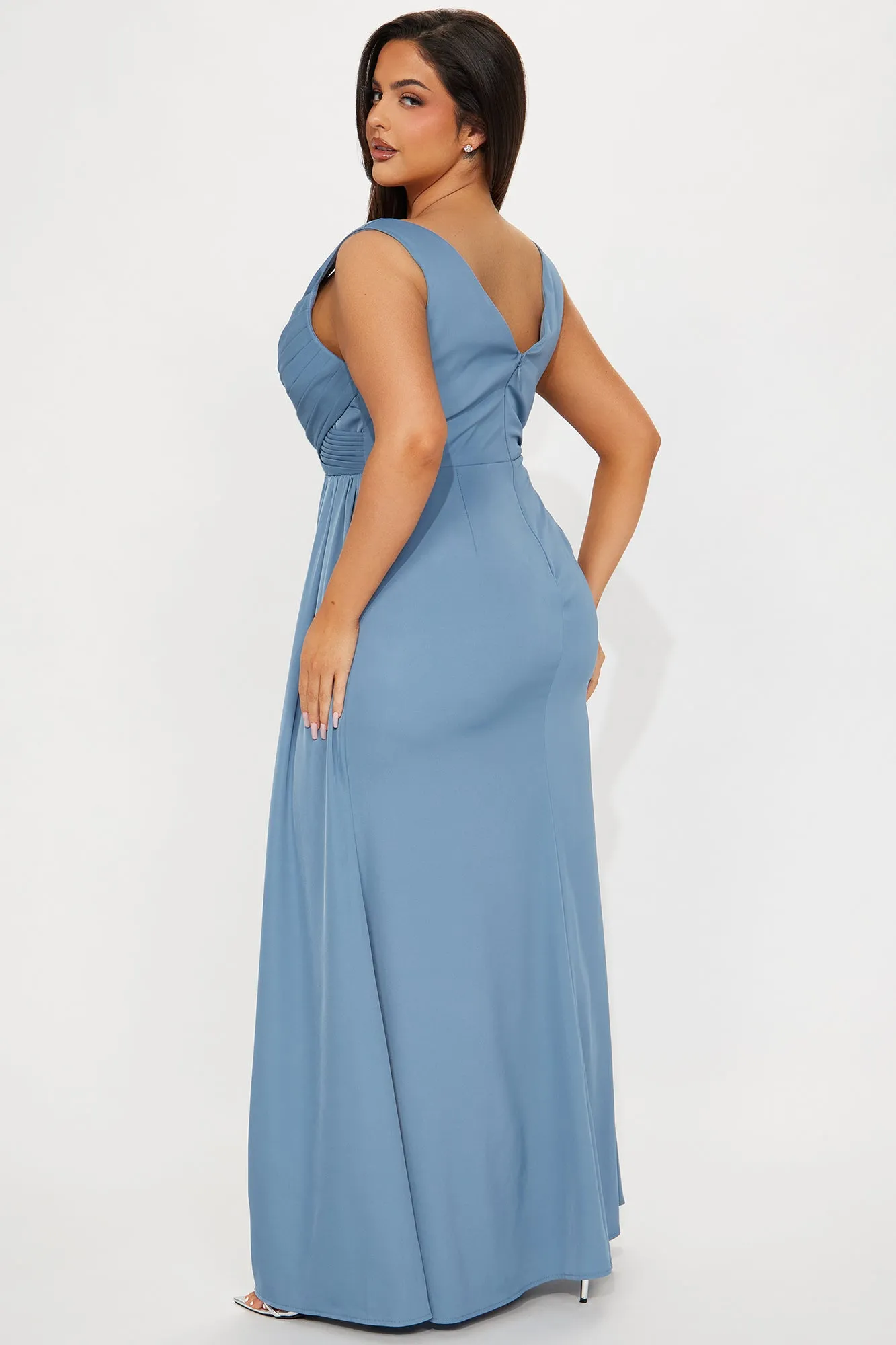 More Looking Gown - Dusty Blue