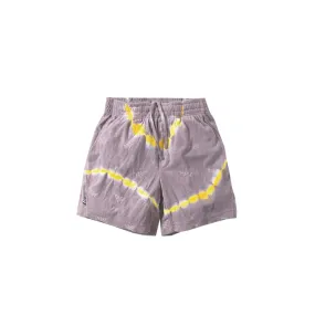 Paper Planes Mens Tie Dye Jacquard Terry Cloth Shorts