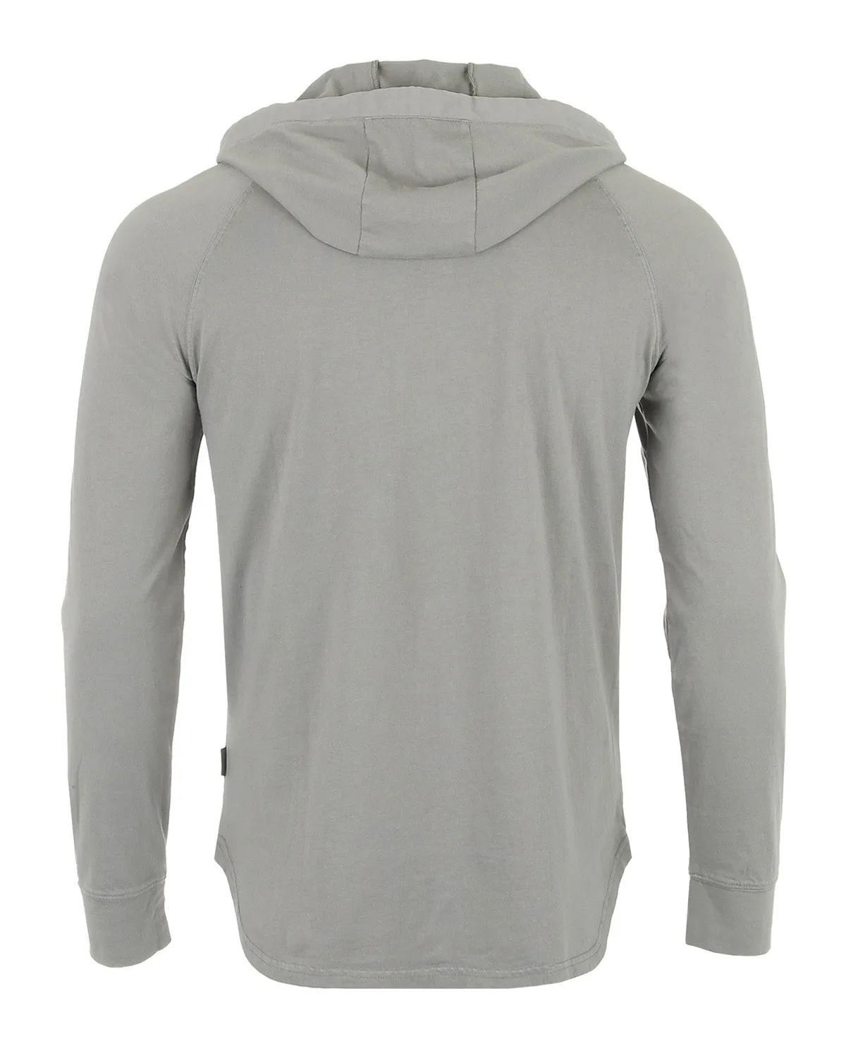 Pigment Dyed Hoodie Athletic V-Neck Long Sleeve Henley Pullover Shirt