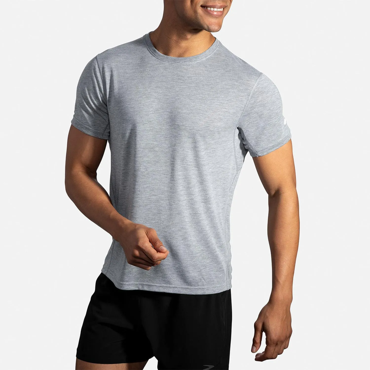 Playera Deportiva Brooks Distance Short Sleeve Hombre