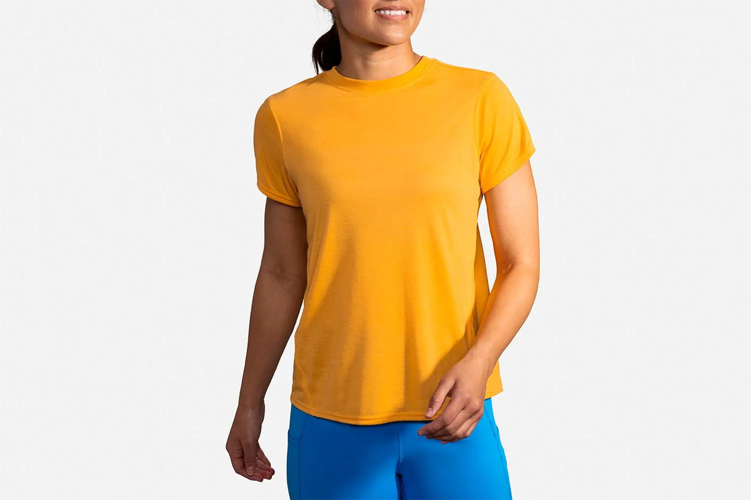 Playera Deportiva Brooks Distance Short Sleeve Mujer