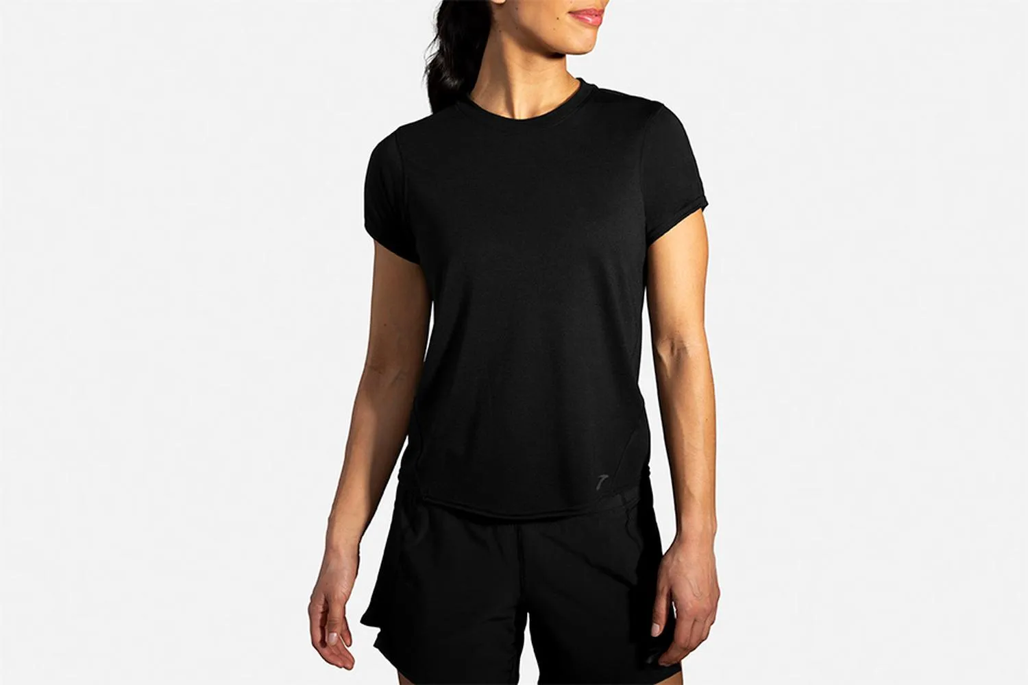 Playera Deportiva Brooks Distance Short Sleeve Mujer