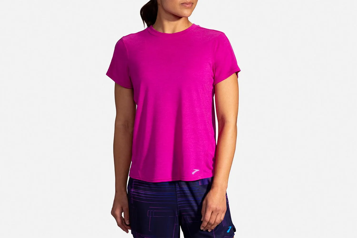 Playera Deportiva Brooks Distance Short Sleeve Mujer