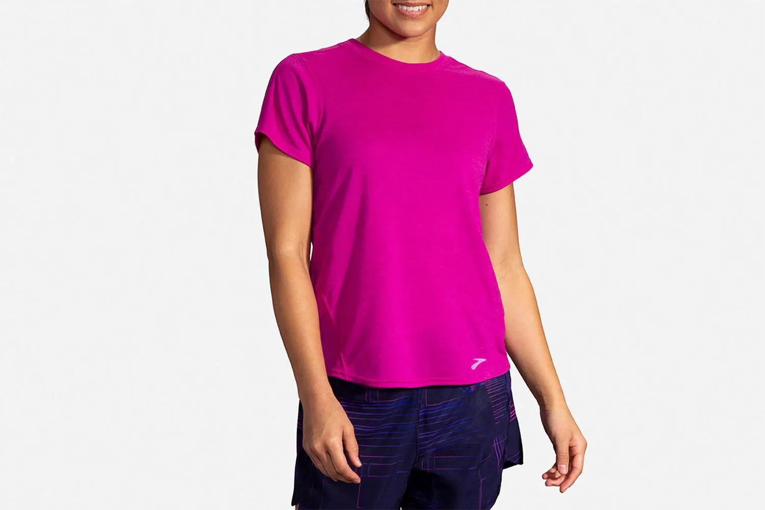 Playera Deportiva Brooks Distance Short Sleeve Mujer