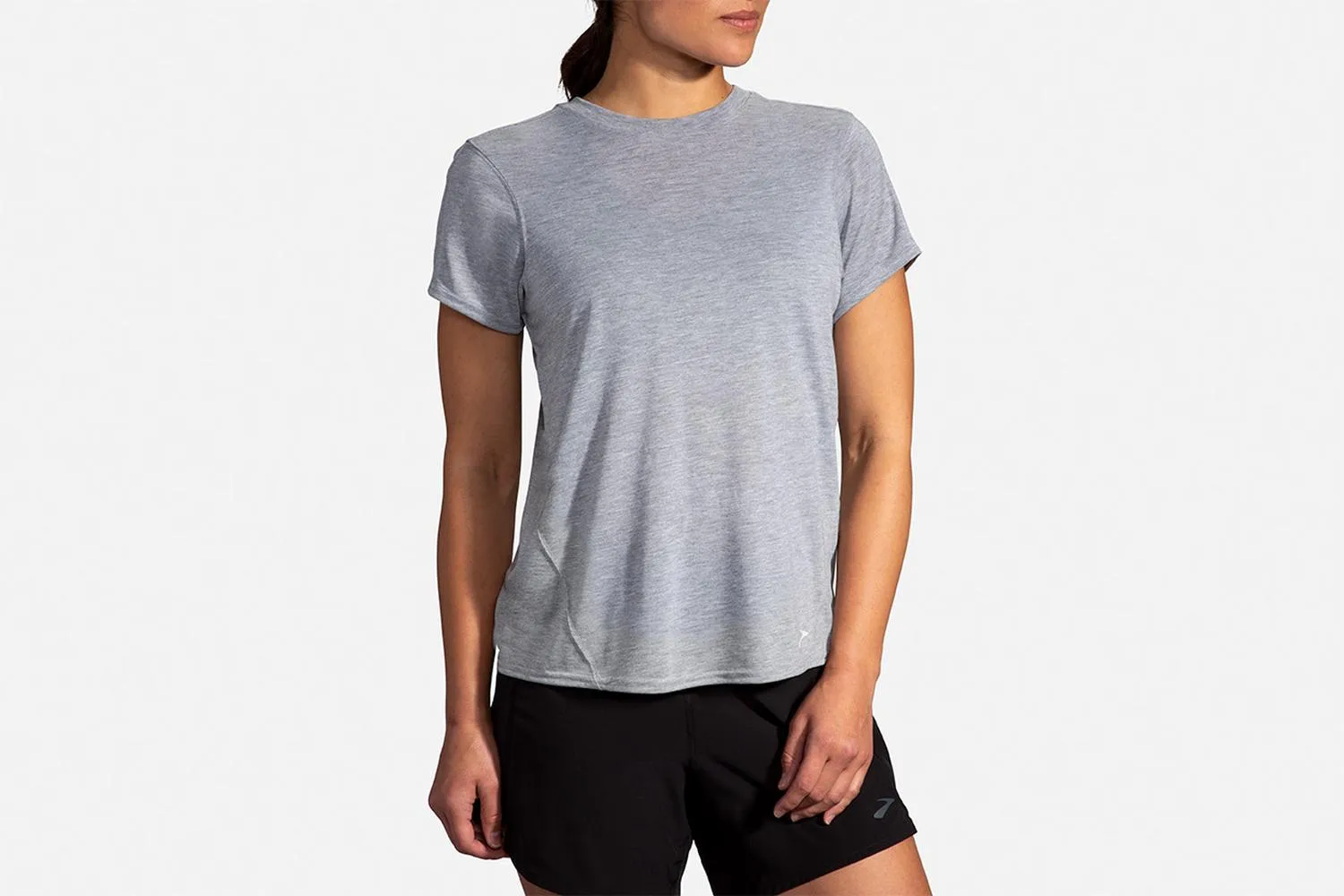 Playera Deportiva Brooks Distance Short Sleeve Mujer