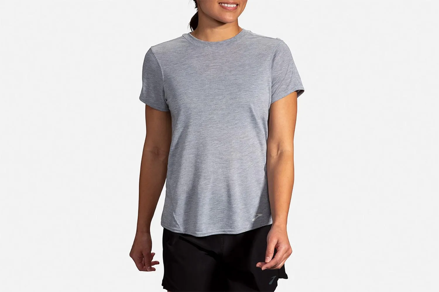 Playera Deportiva Brooks Distance Short Sleeve Mujer