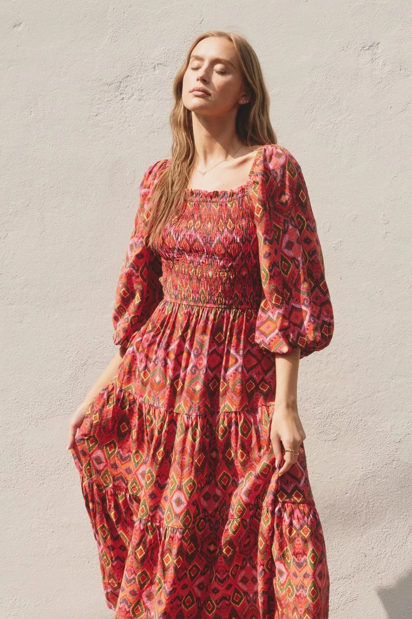 Positano Midi Dress