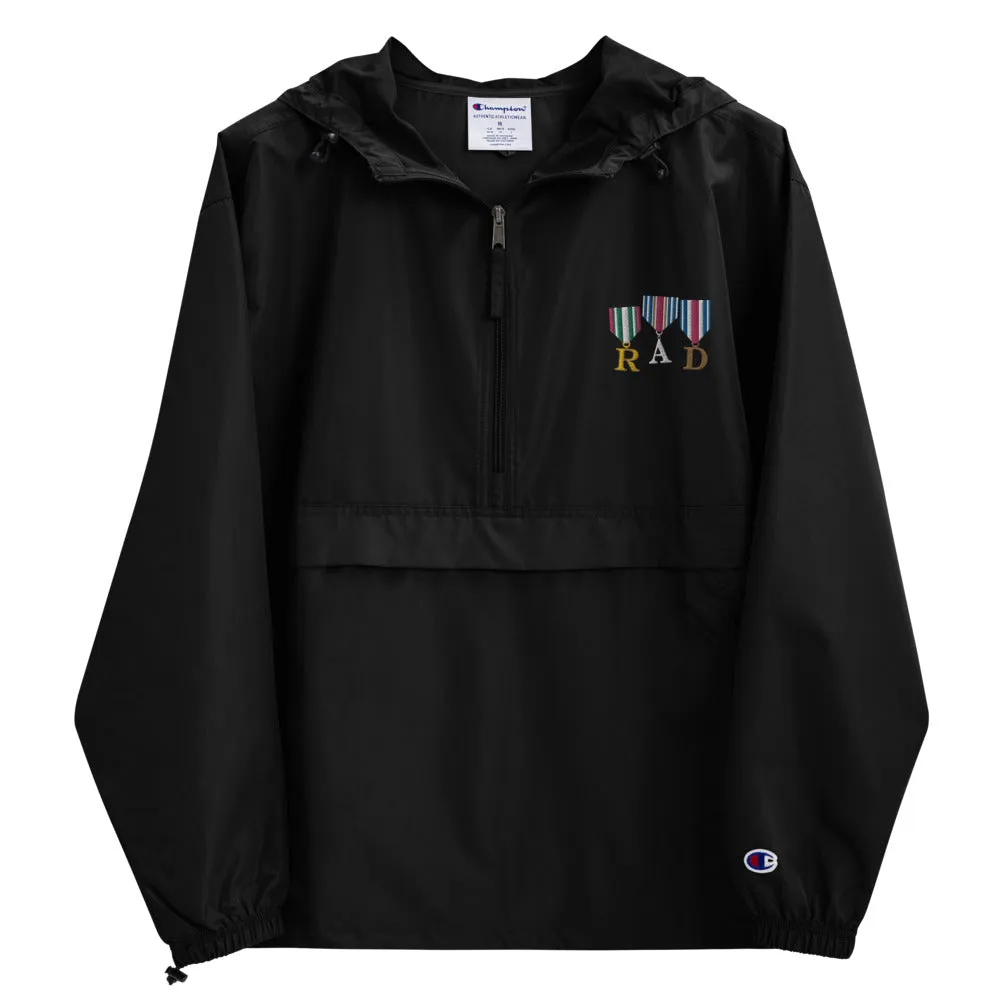 RADPRESENT x CHAMPION EMBROIDERED PACKABLE JACKET