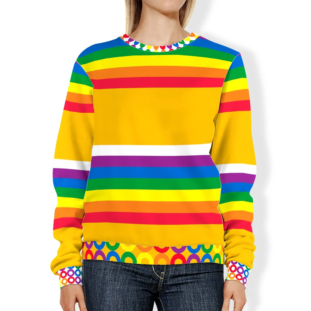 Rainbow Romper Room Unisex Sweatshirt