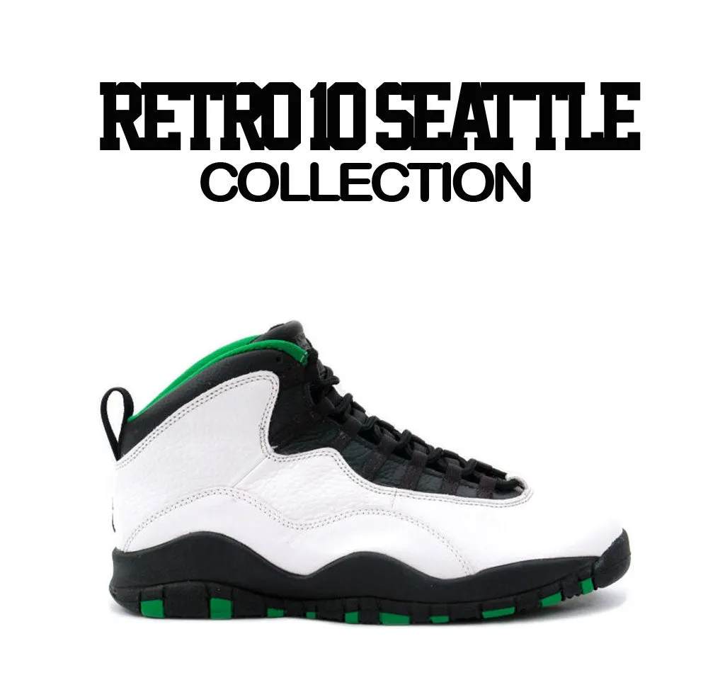 Retro 10 Seattle Shirt - Killa Season - Black