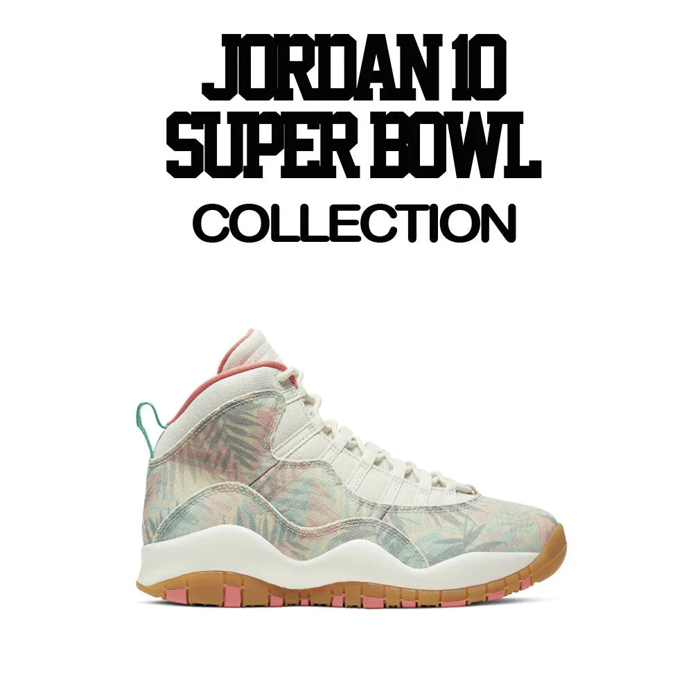 Retro 10 Super Bowl LIV Shirt -Money Over Love - Natural