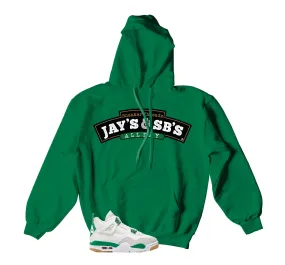 Retro 4 SB Pine Green Hoody - Jays & Sbs