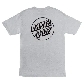 SANTA CRUZ Opus Dot Mens Graphic T-Shirt - Heather Grey