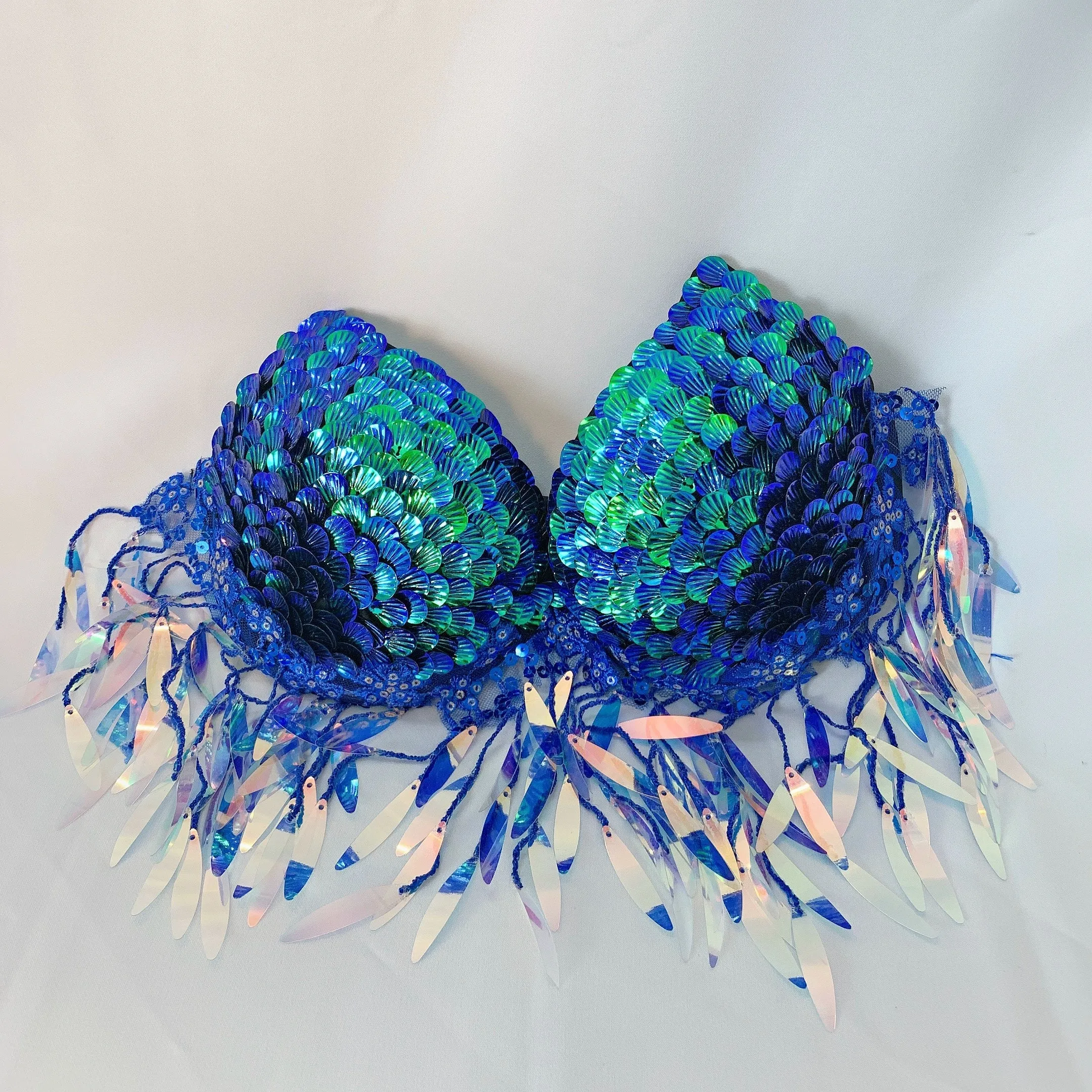 Sea Siren – Meerjungfrauen-Bikini mit Perlen-Glitzer