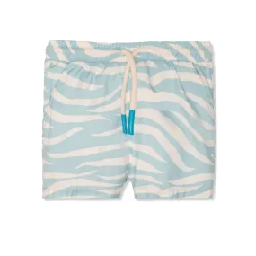 Seaqual Recycled Polyester Zebra Baby Swim Trunks