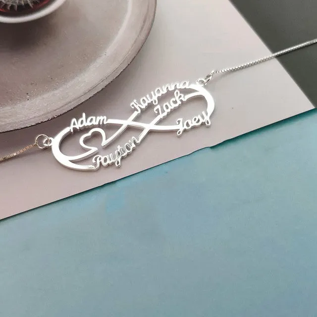 Shop i Style Custom Stainless Steel Infinity Name Necklace Boho Jewelry Personalized