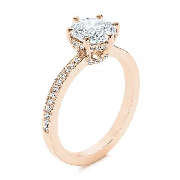 Six Prong Classic Diamond Engagement Ring [Setting Only] - EC050