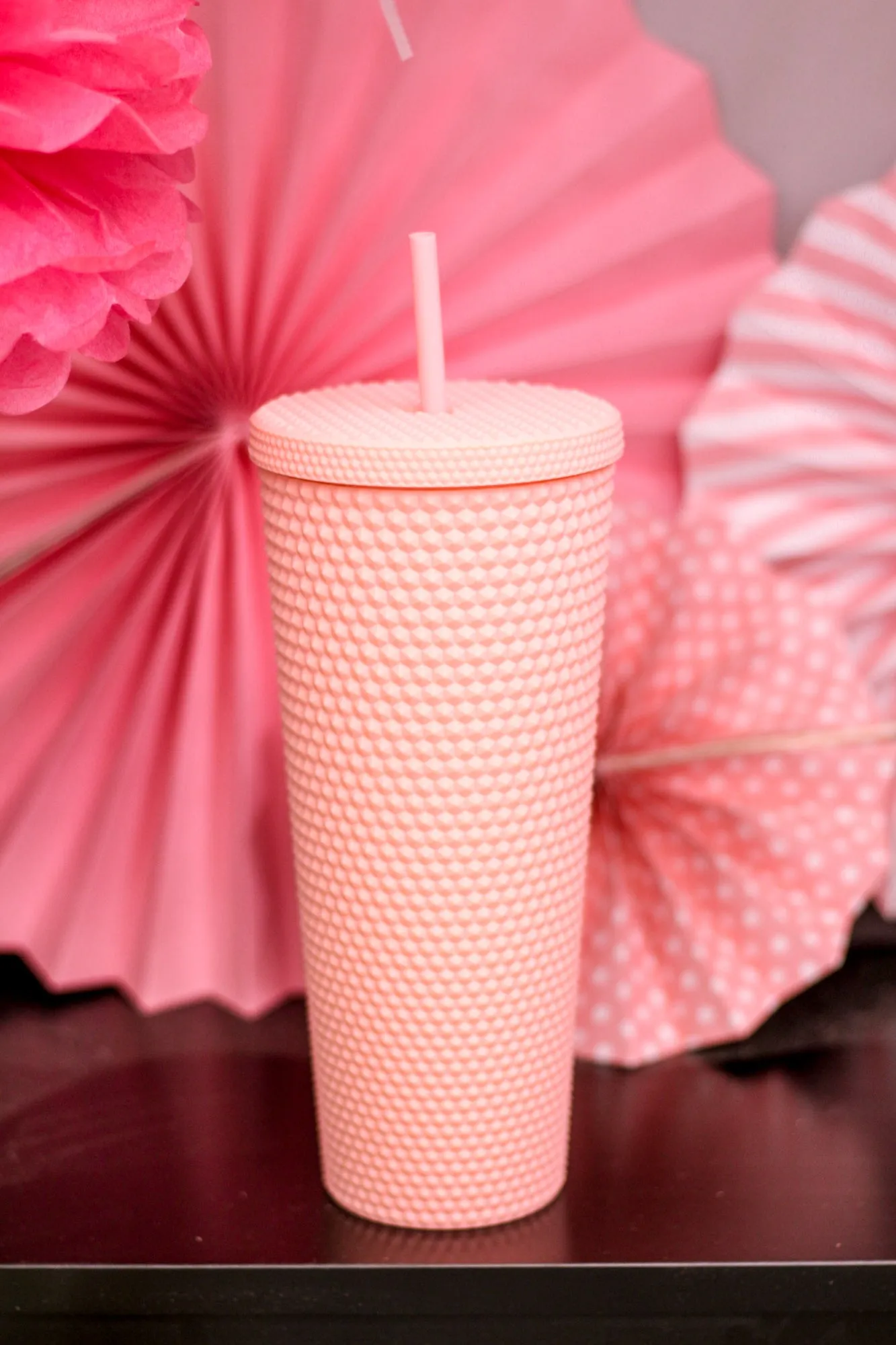 Studded Tumbler, Blush