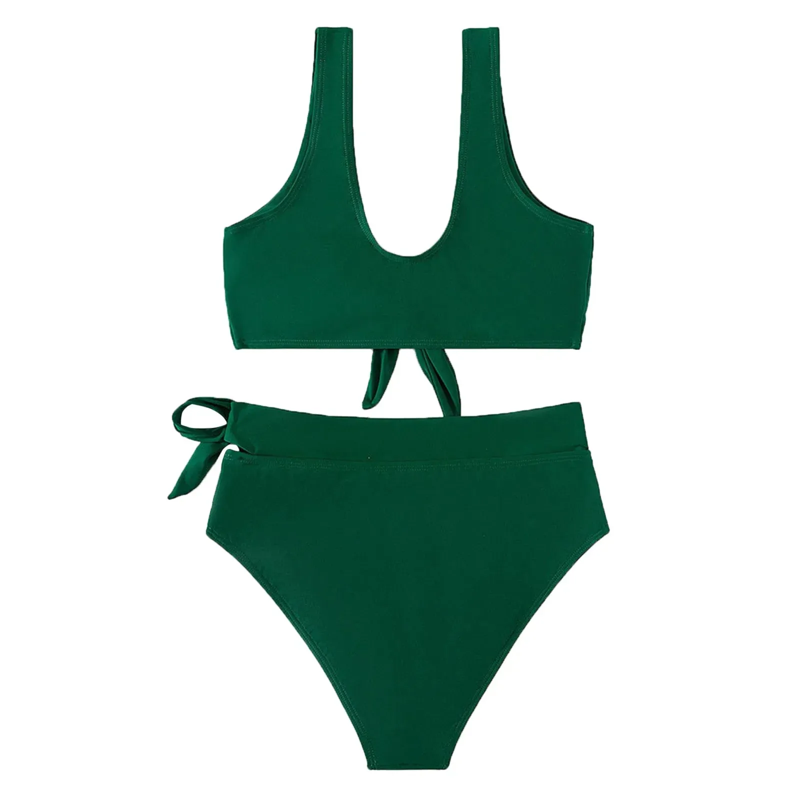 Sunset and Swim – Bikini mit Schleife vorne, DD , bescheiden