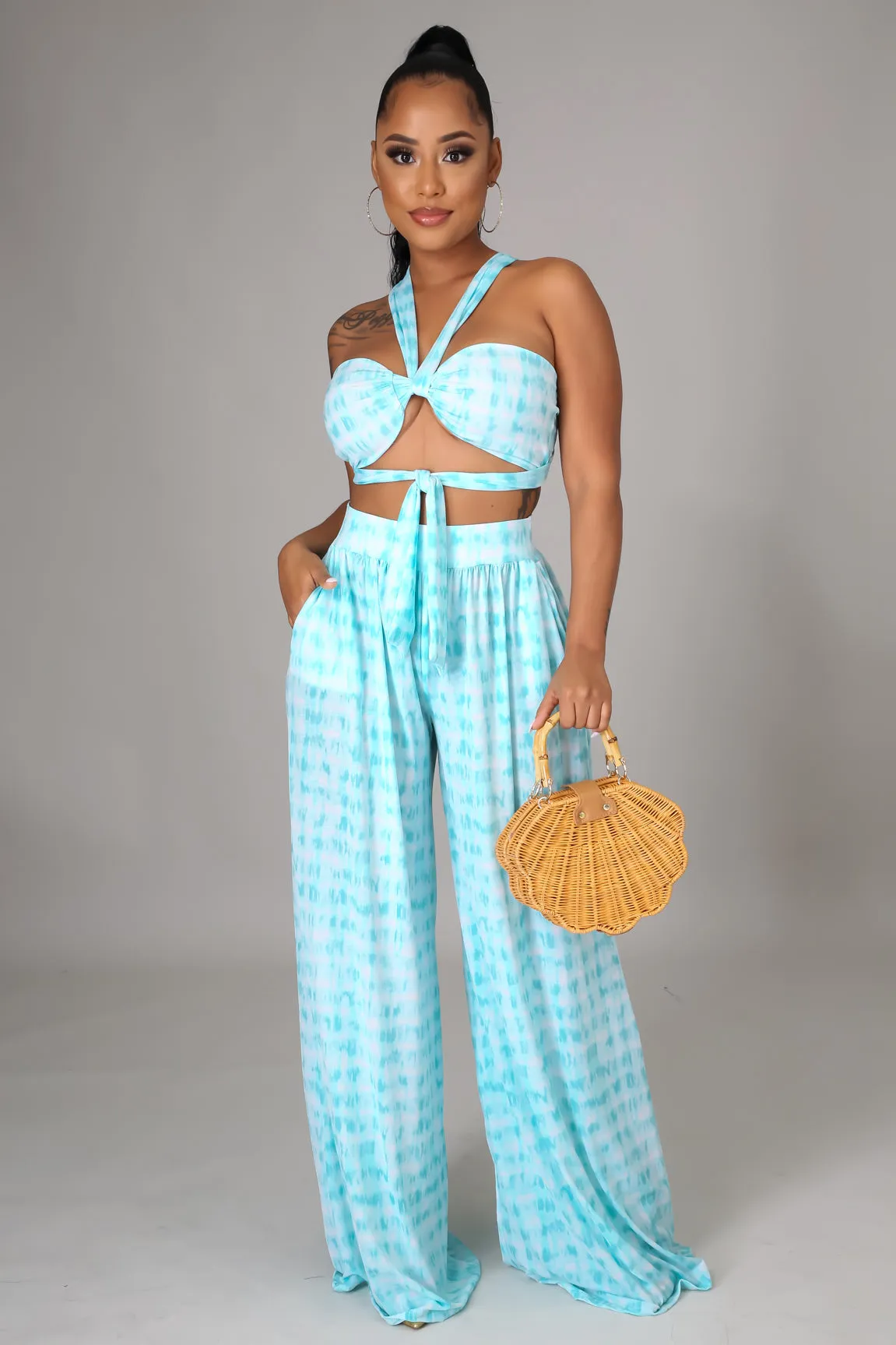 Sweet Kauna Palazzo Pants Set