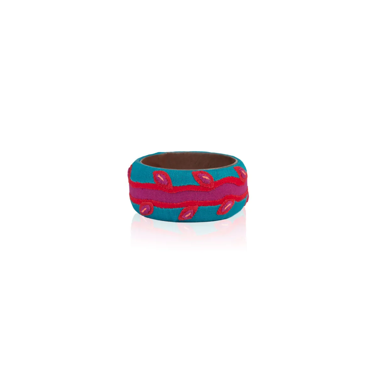 Teal Bajo Kuna Bracelet