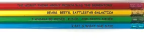 The Office Quotes 6 Piece Pencil Set