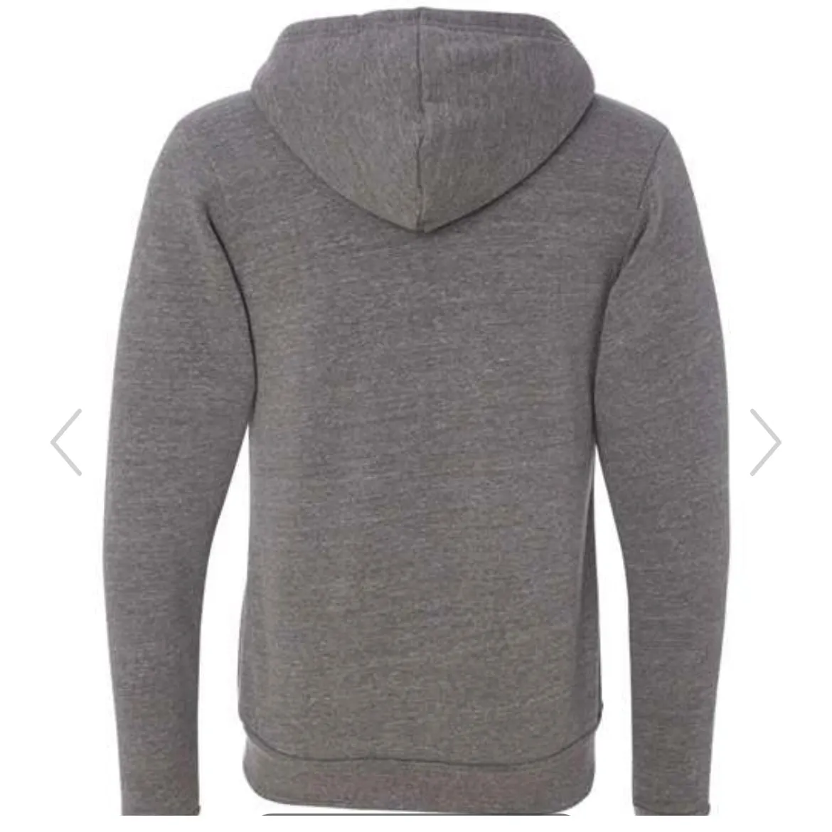 Unisex Gray WSU Long Sleeve Full Zip