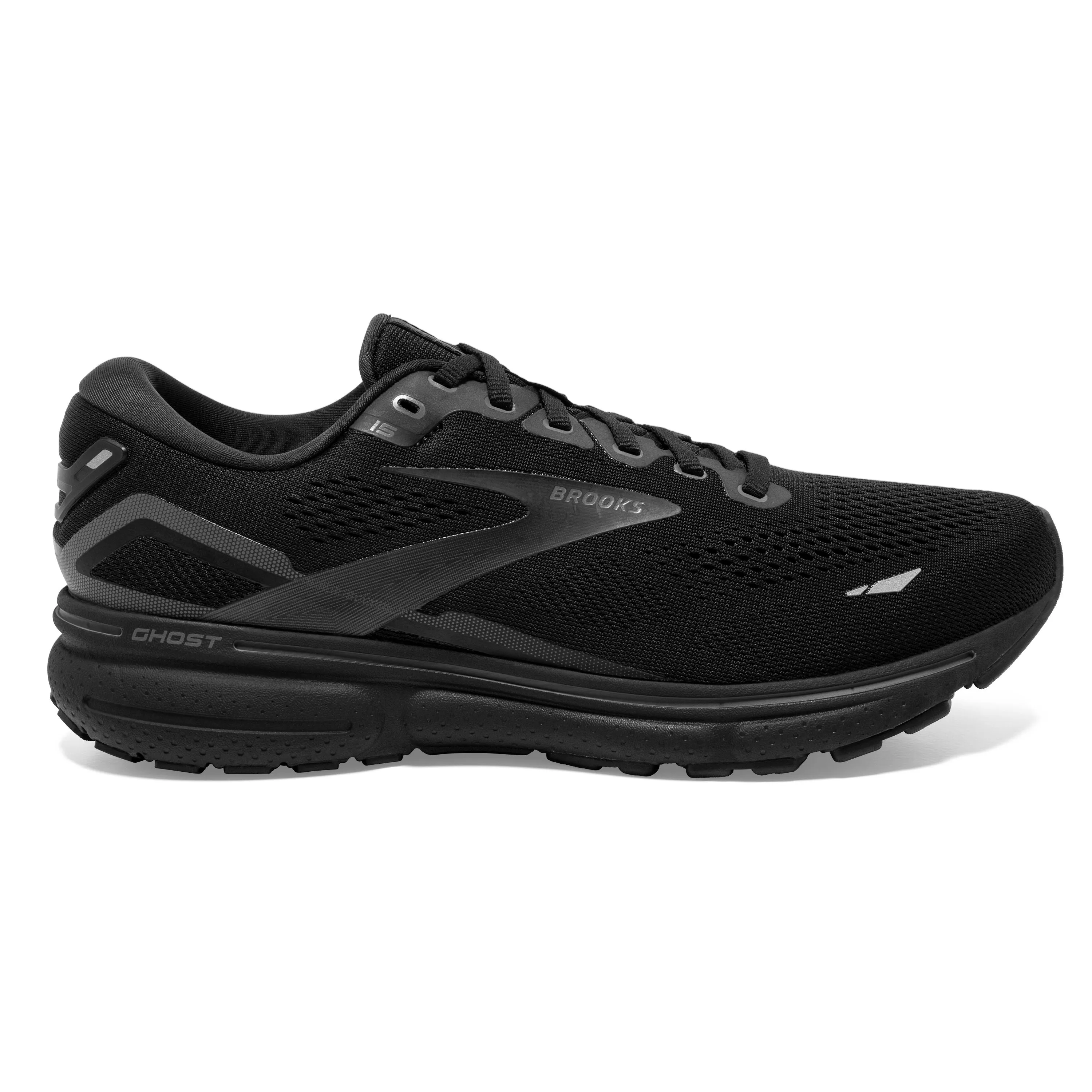 W Brooks Ghost 15 Black/Black/Ebony