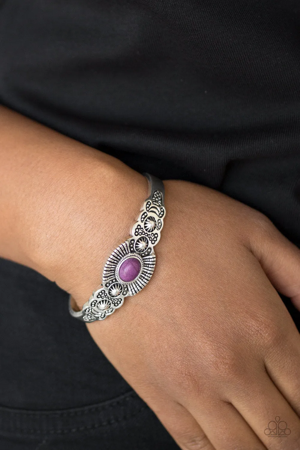 Wide Open Mesas Purple Bracelet