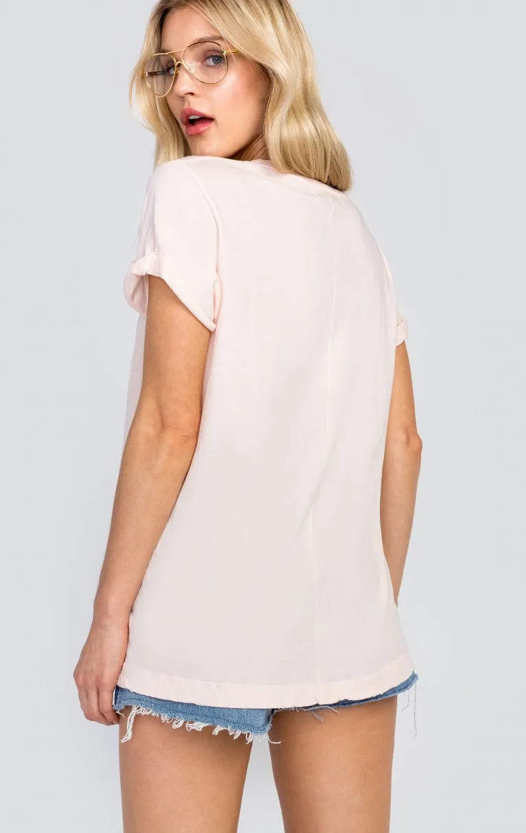 Wildfox Destroyed Heights Crew Top