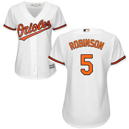 Women's Baltimore Orioles Brooks Robinson Replica Home Jersey - White