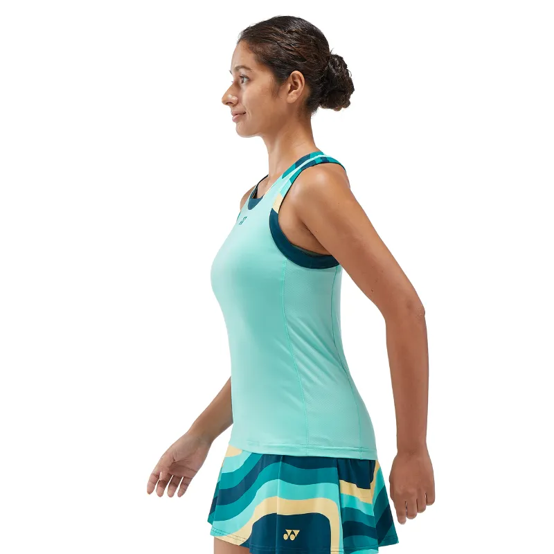 Yonex 2024 AO Tennis Womens Tank - Cyan